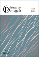 Capa do segundo volume da revista Orientes do Português. O logotipo da revista está na parte superior e uma imagem abstrata com tons de verde domina o restante da capa.